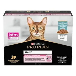 Pro Plan Nutri Savuor Delicate - за храносмилане, Пуйка, 10*85 гр . Pro Plan Nutri Savuor Delicate - за храносмилане, Пуйка, 10*85 гр .