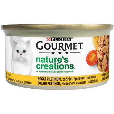 Gourmet Nature’s Creations - говеждо/грах/морков 85гр Gourmet Nature’s Creations - говеждо/грах/морков 85гр