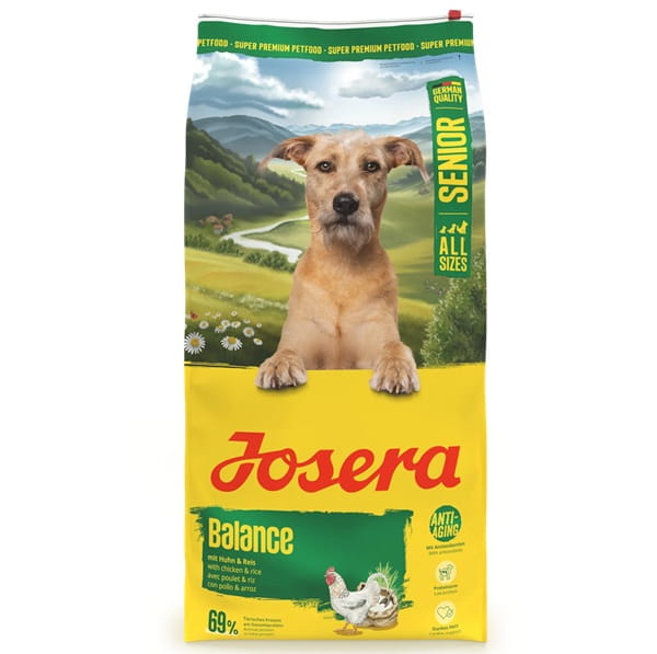 Josera Dog Adult Balance Chicken & Rice суха храна с пилешко и ориз за застаряващи или слабоактивни кучета, 12,5кг Josera Dog Adult Balance Chicken & Rice суха храна с пилешко и ориз за застаряващи или слабоактивни кучета, 12,5кг