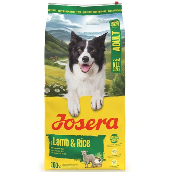 Josera lamb&rice (21/11) - суха храна за кучета над 12месеца, с агнешко и ориз, 12,5кг