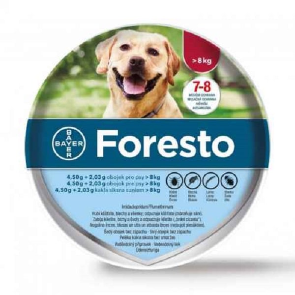 Bayer Foresto S - противопаразитна каишка 38 см. Bayer Foresto S - противопаразитна каишка 38 см.