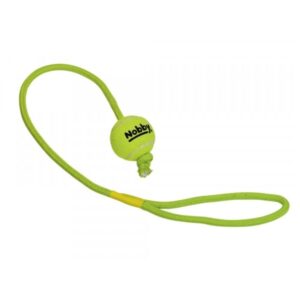 Nobby Rope with tennis ball and handle - Играчка въже с тенис топка и дръжка 33 см. / 200 г. / Ø 6см. Nobby Rope with tennis ball and handle - Играчка въже с тенис топка и дръжка 33 см. / 200 г. / Ø 6см.