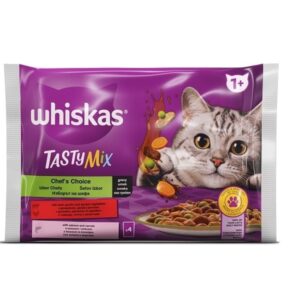 Whiskas Pouch Pure Delight - паучове микс 4 бр * 85 гр