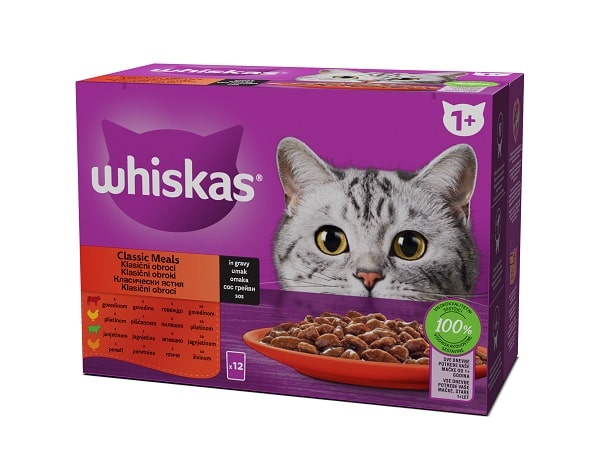 Whiskas Pouch Pure Delight - паучове микс  12 бр * 85 гр