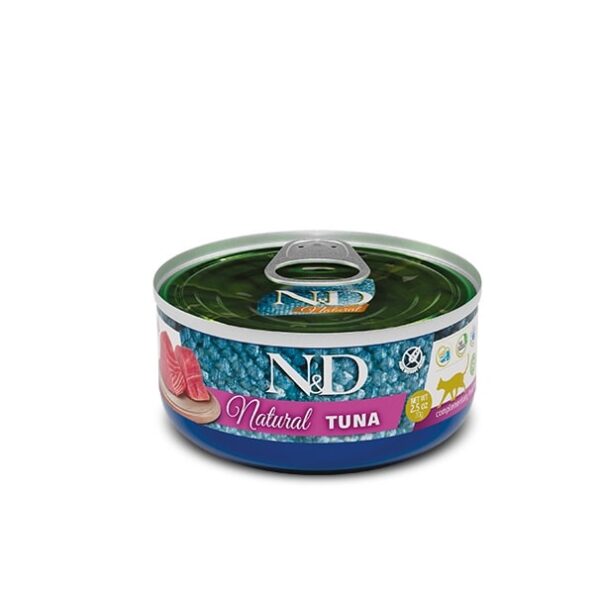N&D Natural FISH TRIO MENU – мокра допълваща храна за котки в зряла възраст 3 вида: с риба тон, с риба тон и сьомга, с риба тон и скариди, 5+1 гратис N&D Natural FISH TRIO MENU – мокра допълваща храна за котки в зряла възраст 3 вида: с риба тон, с риба тон и сьомга, с риба тон и скариди, 5+1 гратис