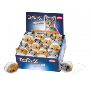 Nobby Plush Mouse with voice - Плюшена мишка със звук 15 см.