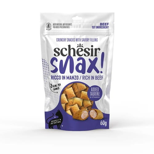 Schesir Snax Cat - лакомство за котка със сьомга 60гр Schesir Snax Cat - лакомство за котка със сьомга 60гр